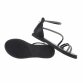 Damen Flache Sandalen - black