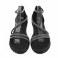 Damen Flache Sandalen - black