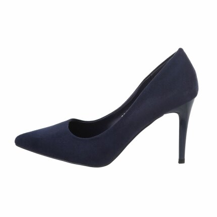Damen High-Heel Pumps - blue Gr. 38