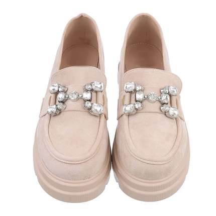 Damen Slipper - beige