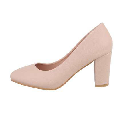 Damen High-Heel Pumps - apricot Gr. 36