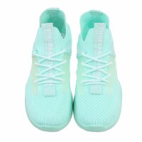 Damen Low-Sneakers - aqua