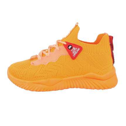 Damen Low-Sneakers - orange Gr. 36