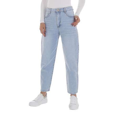 Damen Relaxed Fit Jeans von Laulia - L.blue