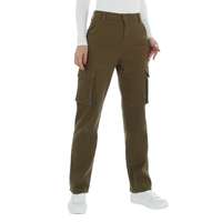 Damen Stoffhose von Laulia - khaki