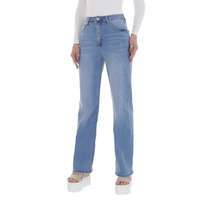 Damen High Waist Jeans von Laulia - blue