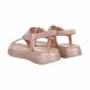 Damen Keilsandaletten - rosegold