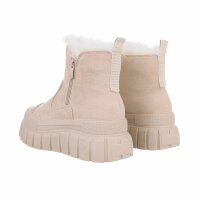 Damen Klassische Stiefeletten - beige