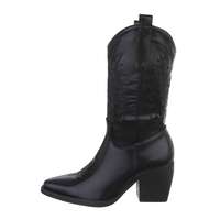 Damen Western- & Bikerboots - blackpu