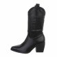 Damen Western- & Bikerboots - blackpu Gr. 37
