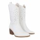 Damen Western- & Bikerboots - whitepu