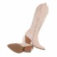 Damen Western- & Bikerboots - beigesuede