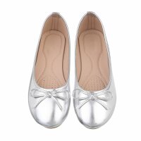 Damen Ballerinas - silver