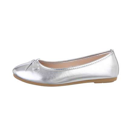 Damen Ballerinas - silver Gr. 36