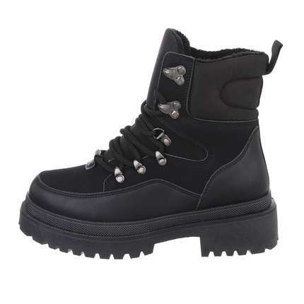 Damen Schnrstiefeletten - black Gr. 37