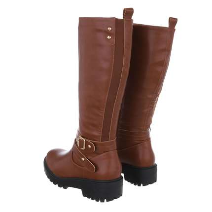 Damen Klassische Stiefel - camelpu