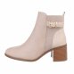 Damen High-Heel Stiefeletten - beigepu