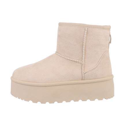 Damen Winterstiefeletten - beige Gr. 41