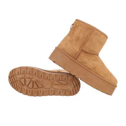 Damen Winterstiefeletten - camel