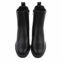 Damen High-Heel Stiefeletten - blackpu