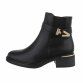 Damen Klassische Stiefeletten - blackpu Gr. 36