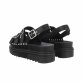 Damen Keilsandaletten - black