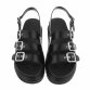 Damen Keilsandaletten - black