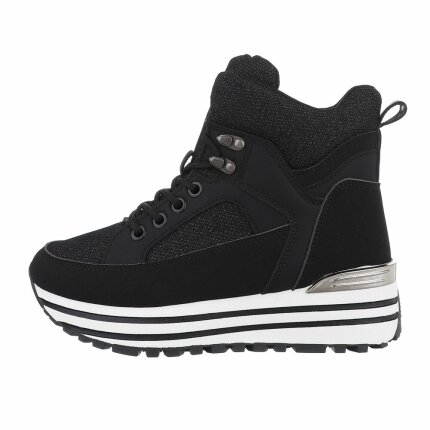 Damen Schnürstiefeletten - black