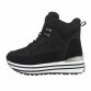 Damen Schnürstiefeletten - black