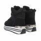 Damen Schnürstiefeletten - black