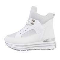 Damen Schnrstiefeletten - white