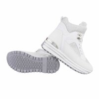 Damen Schnürstiefeletten - white