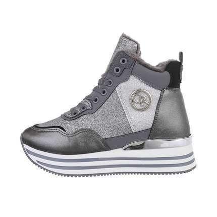 Damen Schnrstiefeletten - grey