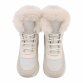 Damen Schnürstiefeletten - beige