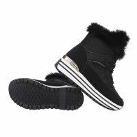 Damen Schnürstiefeletten - black