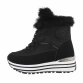 Damen Schnürstiefeletten - black Gr. 38