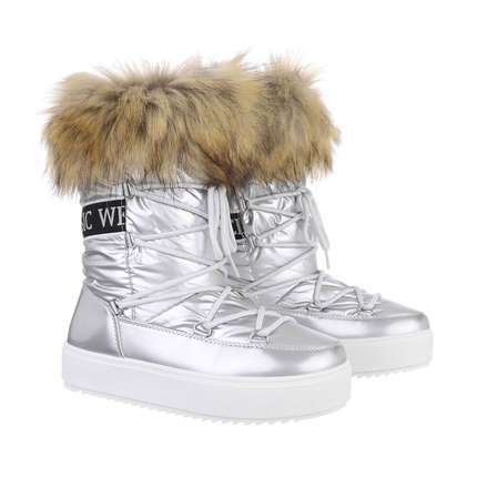 Damen Winterstiefeletten - silver