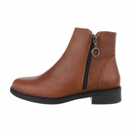 Damen Klassische Stiefeletten - camel