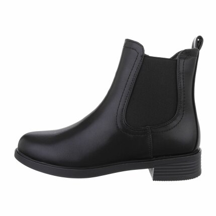 Damen Chelsea Boots - black - 12 Paar