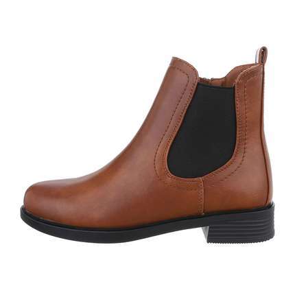 Damen Chelsea Boots - camel