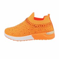 Damen Low-Sneakers - orange