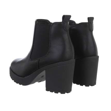 Damen High-Heel Stiefeletten - blackpu