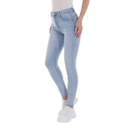 Damen High Waist Jeans von Laulia - L.blue