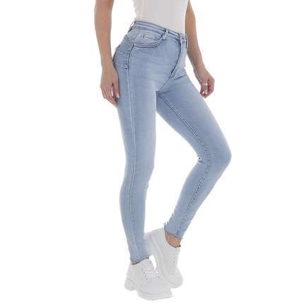 Damen High Waist Jeans von Laulia - L.blue