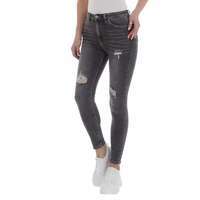 Damen High Waist Jeans von Laulia - grey