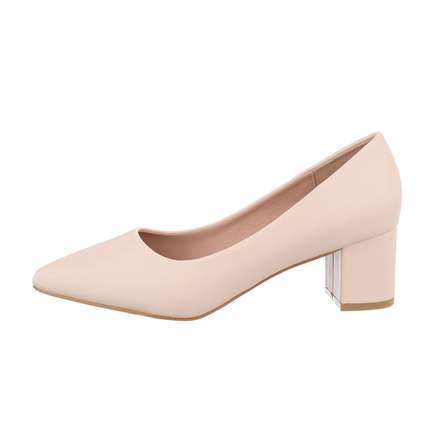 Damen Klassische Pumps - apricot Gr. 40