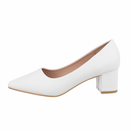 Damen Klassische Pumps - white - 12 Paar