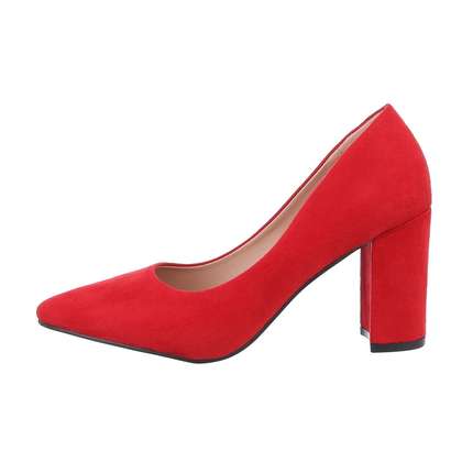 Damen High-Heel Pumps - red Gr. 37