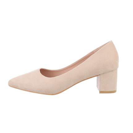 Damen Klassische Pumps - apricot Gr. 38