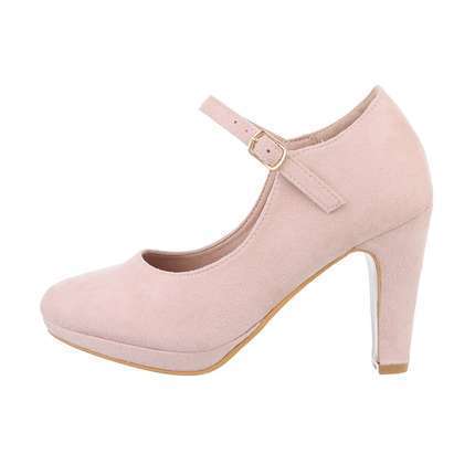 Damen High-Heel Pumps - beige Gr. 40